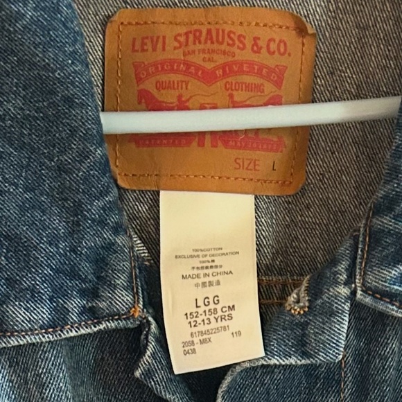 Boys Levi Strauss Denim Jacket - Picture 2 of 2